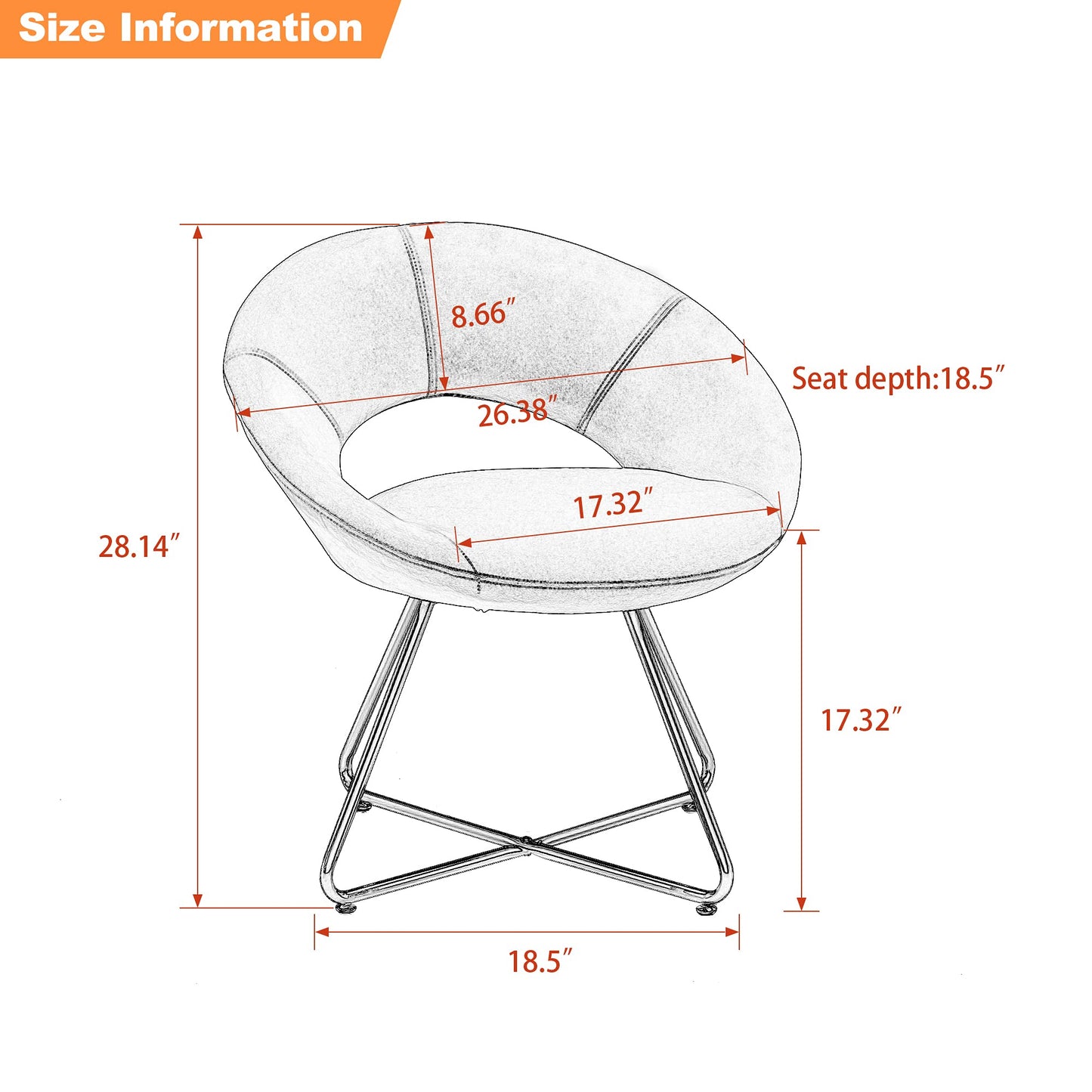 Awonde Modern Upholstered Swivel Accent Chairs Set of 2