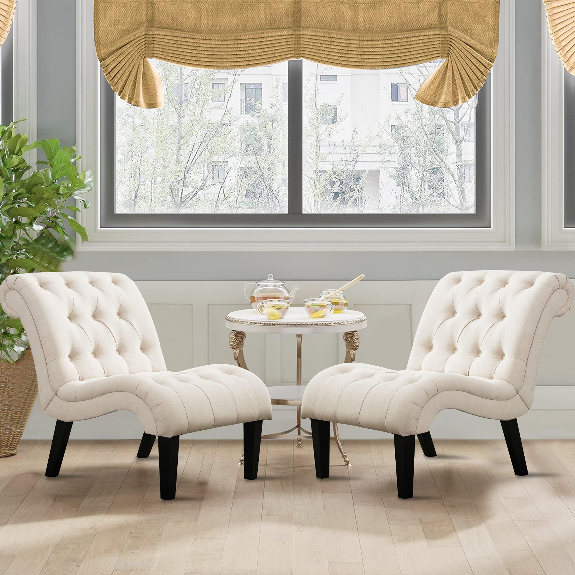 Ivory living room online chairs