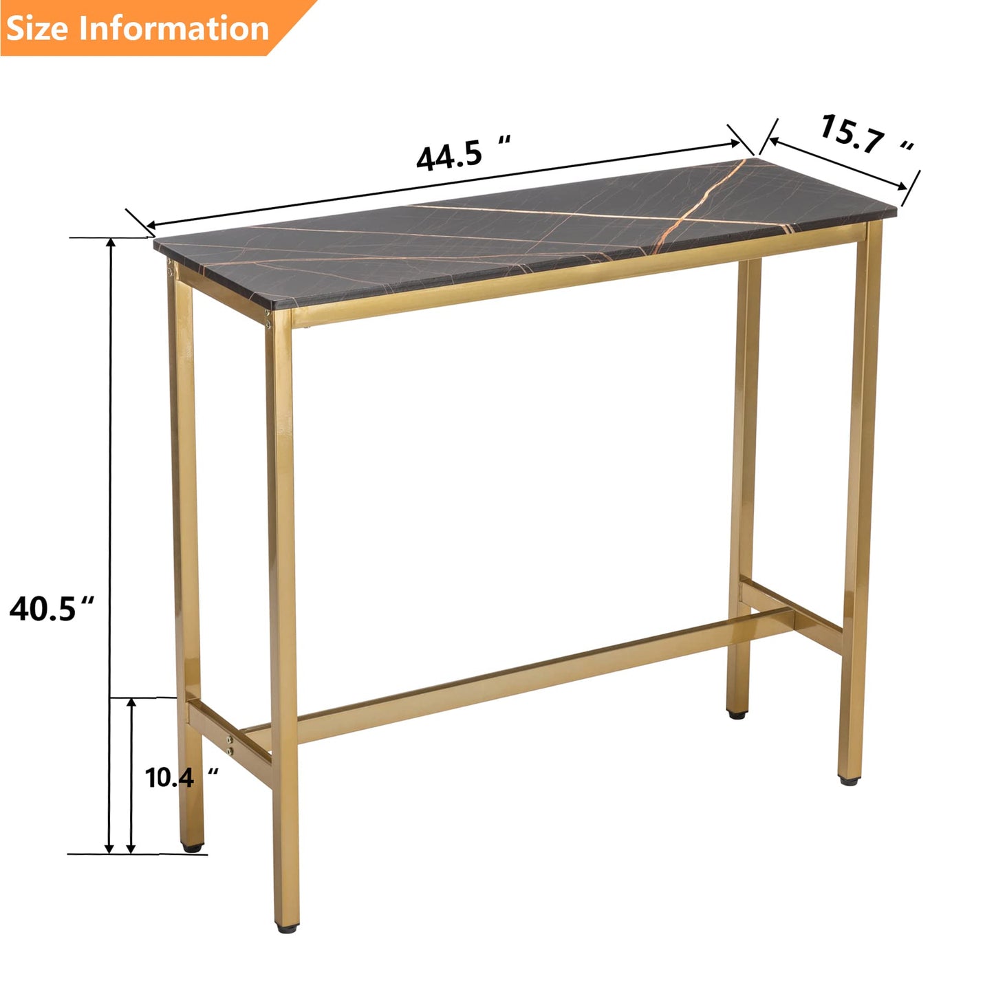 Awonde Modern Rectangle Bar Table